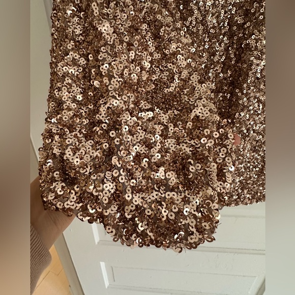 Sequin Dress with balloon sleeves - Picture 6 of 8